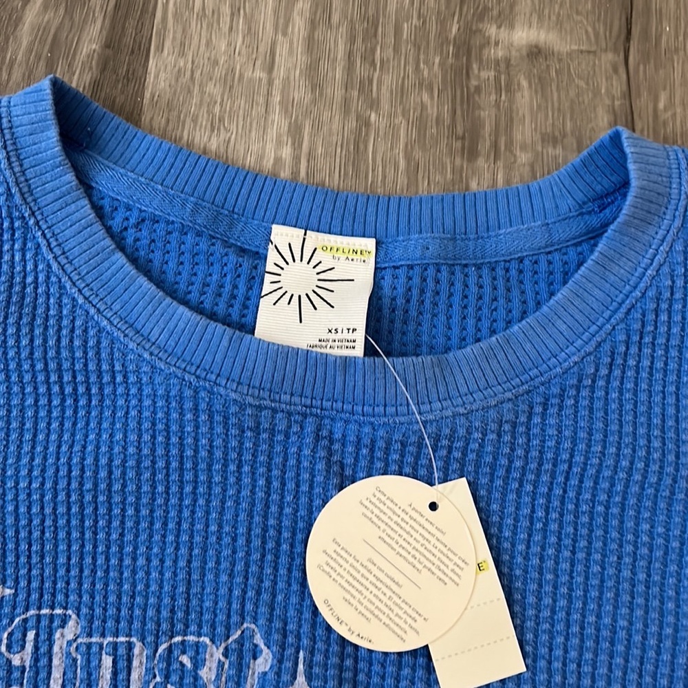 🟪Firm Price🟪 Offline Aerie Just Another Saturday Night Crop top - Picture 6 of 6